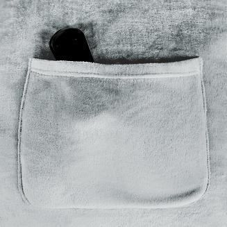 Koc narzuta TV 150x180 Design91 srebrny