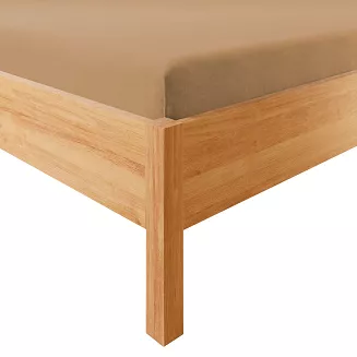 Prześcieradło jersey z gumką 140x200 DREAMY PREMIUM jasnobrązowe