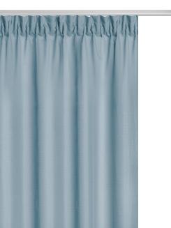 Błękitna Zasłona Gotowa Do Salonu Na Taśmie 140x270 VIVA