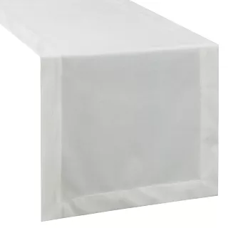 Obrus dekoracyjny MELINDA 140x40 Eurofirany biały