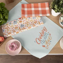 COOKING WITH LOVE Komplet 3 ścierek kuchennych, rozmiar 40x60cm S00012/SCI/001/040060/1