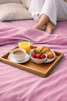 Prześcieradło bawełniane bez gumki 200x220 noris jasnoróżowe