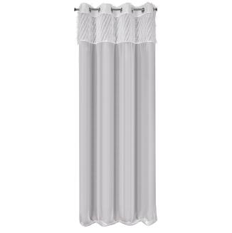 Zasłona gotowa na przelotkach AMIRA 140x250 Eurofirany biały