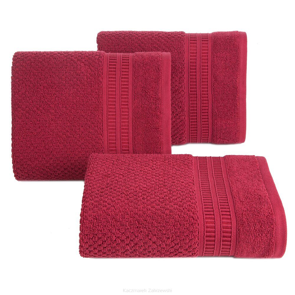 Ręcznik bawełniany ROSITA 50x90 Eurofirany czerwony