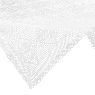 Obrus dekoracyjny ROSALY 85x85 Eurofirany biały