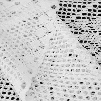 Obrus dekoracyjny ROSALY 85x85 Eurofirany biały