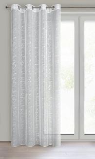 Firana gotowa na przelotkach REVA 140x250 Eurofirany srebrny