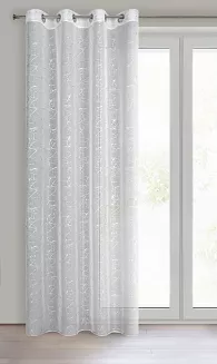 Firana gotowa na przelotkach REVA 140x250 Eurofirany srebrny