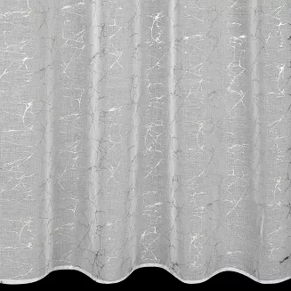 Firana gotowa na przelotkach REVA 140x250 Eurofirany srebrny
