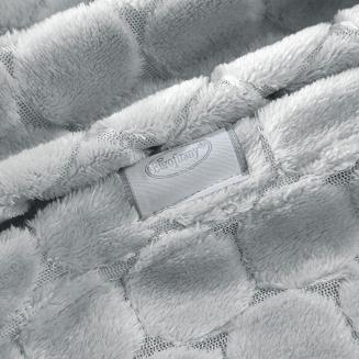 Koc narzuta ZOE 150x200 Eurofirany srebrny