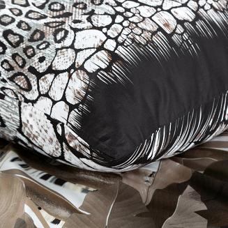 Pościel satynowa EVA 220x200 Eva Minge Eurofirany brązowy