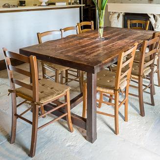 Poduszka na krzesło GAJA 40x40x3 Eurofirany miodowy