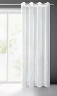 Firana gotowa na przelotkach SOLEI 140x250 Eurofirany biały