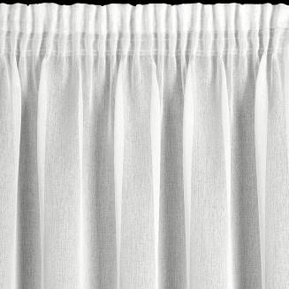 Firana gotowa na taśmie OLIVIA 140x270 Eurofirany biały