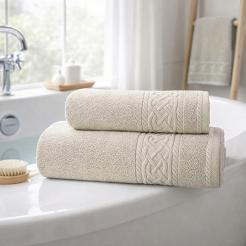 Ręcznik bawełniany SYDNEY 70x140 piaskowy