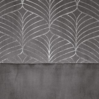 Zasłona gotowa na przelotkach LINDI 140x250 Eurofirany grafitowy