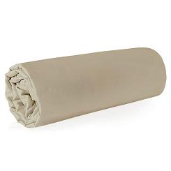 Prześcieradło satynowe bez gumki NOVA 210x220 Eurofirany beżowe