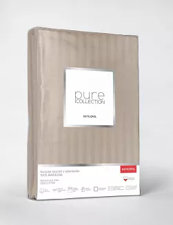 Pościel Satyna Baw. Taupe /140/ Pure