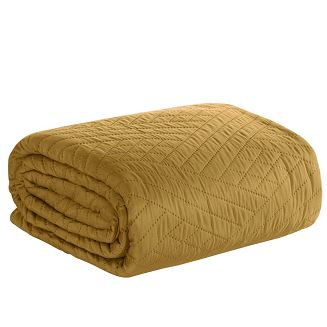 Narzuta dekoracyjna BONI 200x220 musztardowy