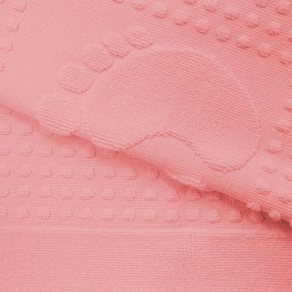 Dywanik łazienkowy HOTEL 50x70 Darymex ciemno różowy stópki