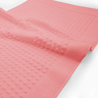 Dywanik łazienkowy HOTEL 50x70 Darymex ciemno różowy stópki