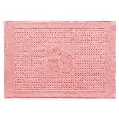 Dywanik łazienkowy HOTEL 50x70 Darymex ciemno różowy stópki