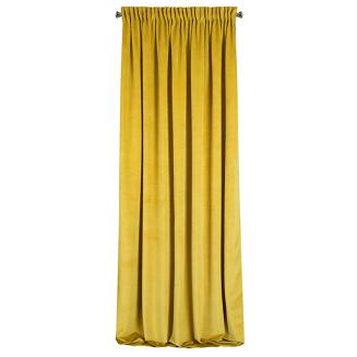 Zasłona gotowa na taśmie VILLA 140x270 Eurofirany musztardowy