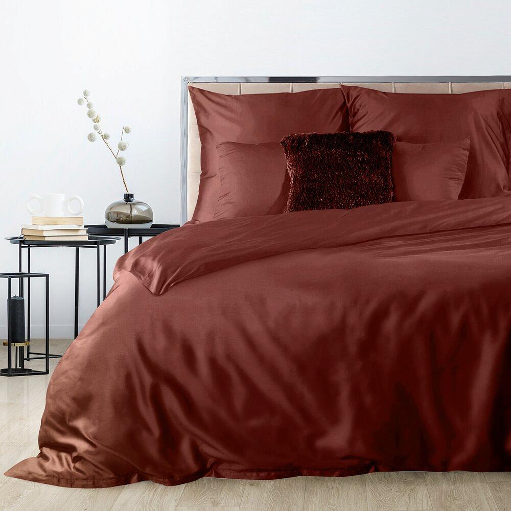 Pościel satynowa NOVA3 160x200 Eurofirany burgundowy