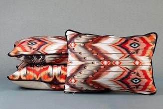 Poszewka dekoracyjna CEBRA 45x30 Eurofirany beżowy/bordowy