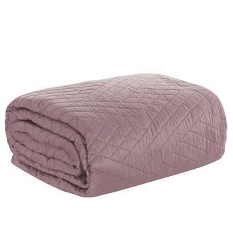 Narzuta dekoracyjna BONI 170x210 pudrowy róż