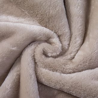 Koc akrylowy na fotel tłoczony VITO 80x160 geometryczny wzór taupe