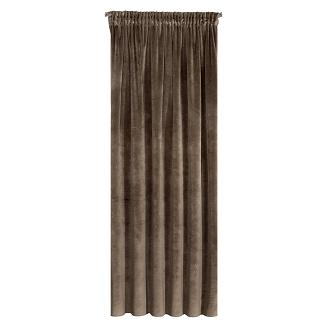 Zasłona gotowa na taśmie VILLA 140x270 Eurofirany brązowy