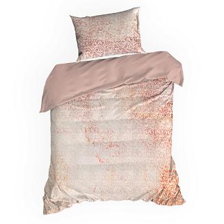 Pościel satynowa 160x200 Eurofirany pudrowy róż