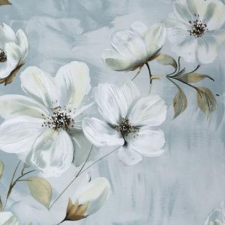 Pościel satynowa SPRING 160x200 Eurofirany jasnoszary