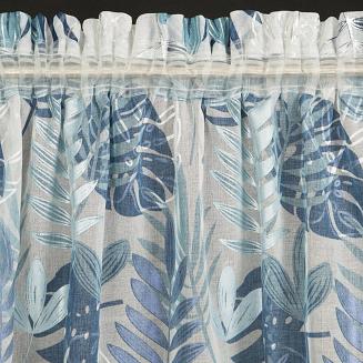 Firana gotowa na taśmie MALTA Eurofirany granatowy