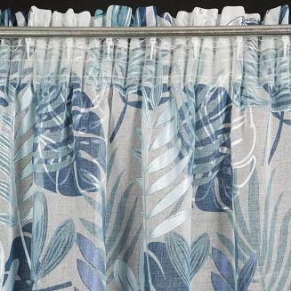 Firana gotowa na taśmie MALTA Eurofirany granatowy