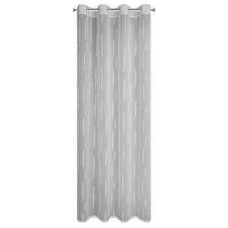 Zasłona gotowa na przelotkach ALENI 140x250 Eurofirany srebrny