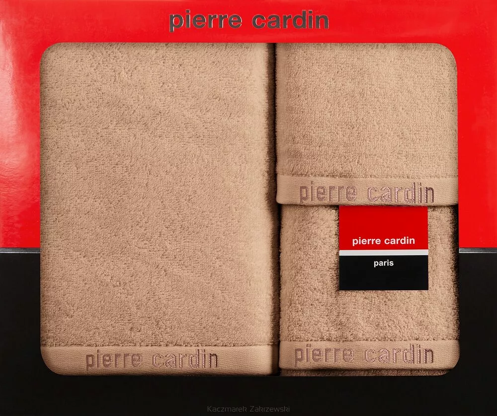 Komplet ręczników 3 szt. EVI Pierre Cardin pudrowy