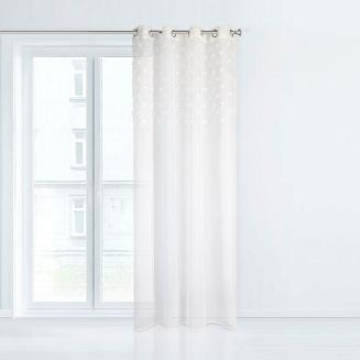 Zasłona gotowa na przelotkach STELLA 140x250 Design91 biały