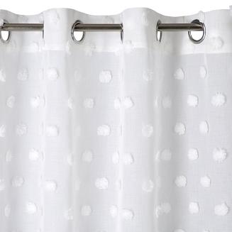 Zasłona gotowa na przelotkach STELLA 140x250 Design91 biały