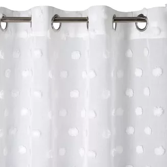 Zasłona gotowa na przelotkach STELLA 140x250 Design91 biały