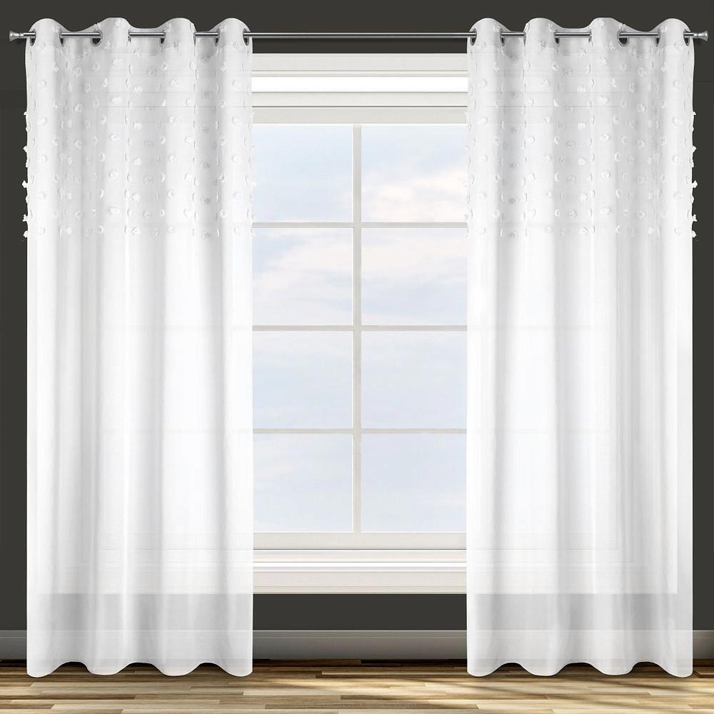Zasłona gotowa na przelotkach STELLA 140x250 Design91 biały