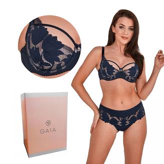Biustonosz GAIA Soft Nike 1135 miękki granatowy