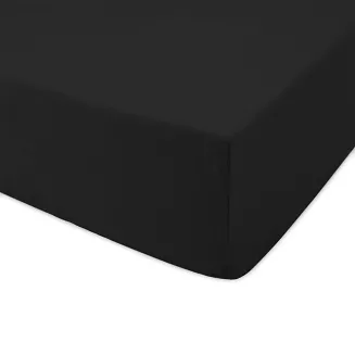 Prześcieradło jersey z gumką 160x200 Darymex czarne