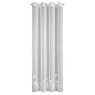 Firana gotowa na przelotkach TASHA 140x250 Eurofirany biały