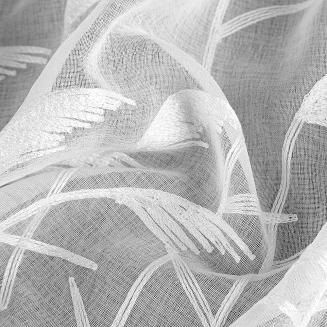 Firana gotowa na przelotkach TASHA 140x250 Eurofirany biały