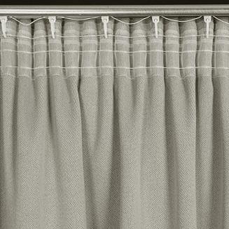 Zasłona gotowa na taśmie CARLO 130x300 Eurofirany beżowy