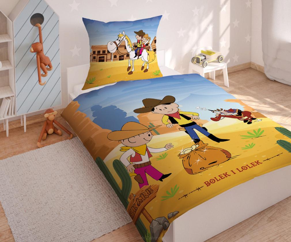 Pościel dziecięca 160x200 Bolek i Lolek