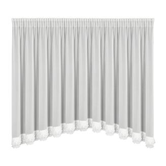 Firana gotowa na taśmie LUISA 400x160 Eurofirany biały