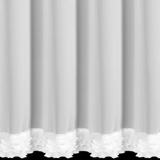 Firana gotowa na taśmie LUISA 400x160 Eurofirany biały